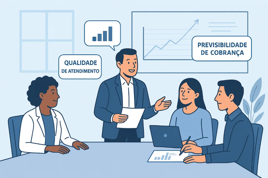 Expectativas de suporte e negociação por plano